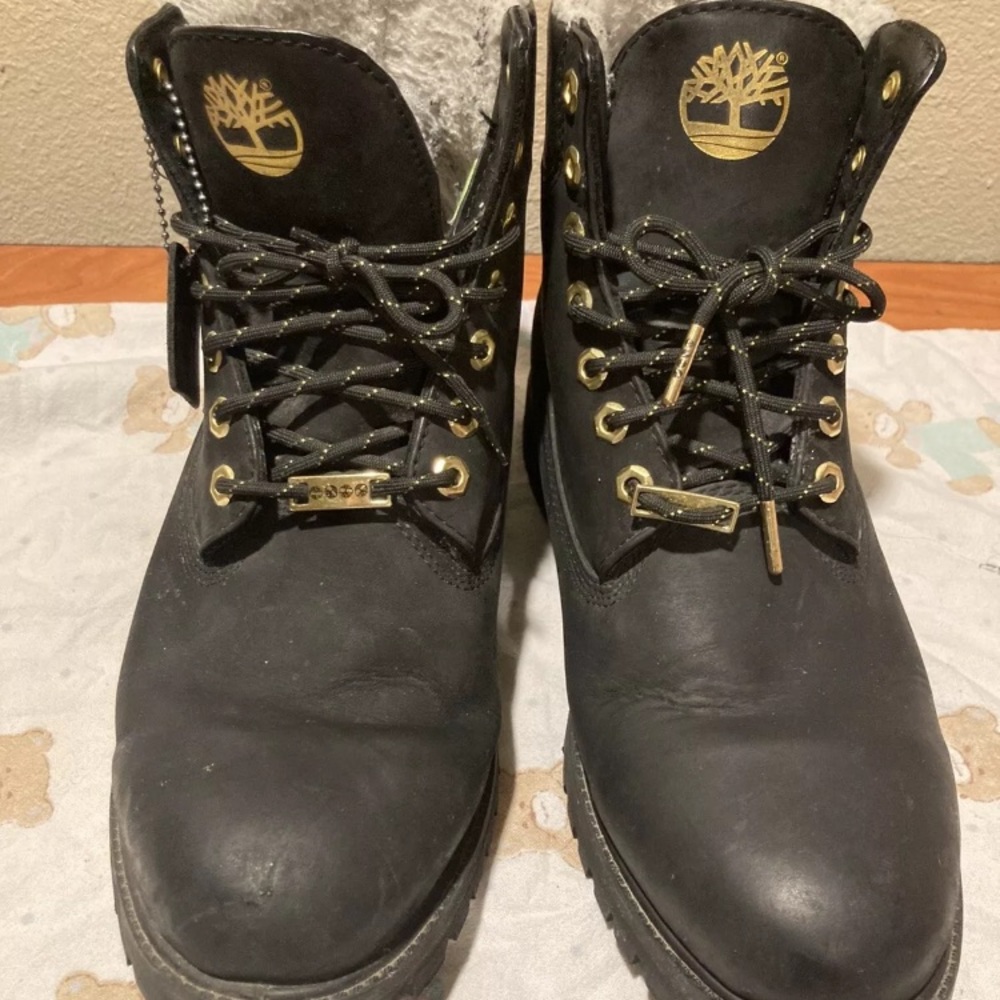 Timberland Premium Men's Black Waterproof Boot Size 12 Used